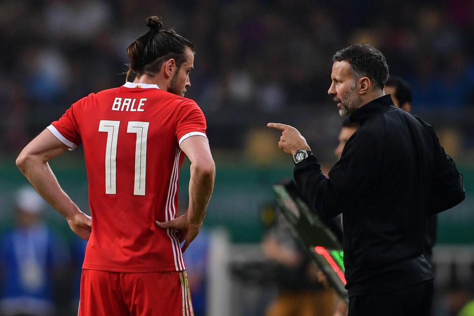  Ryan Giggs will be without Gareth Bale for the Nations League clash