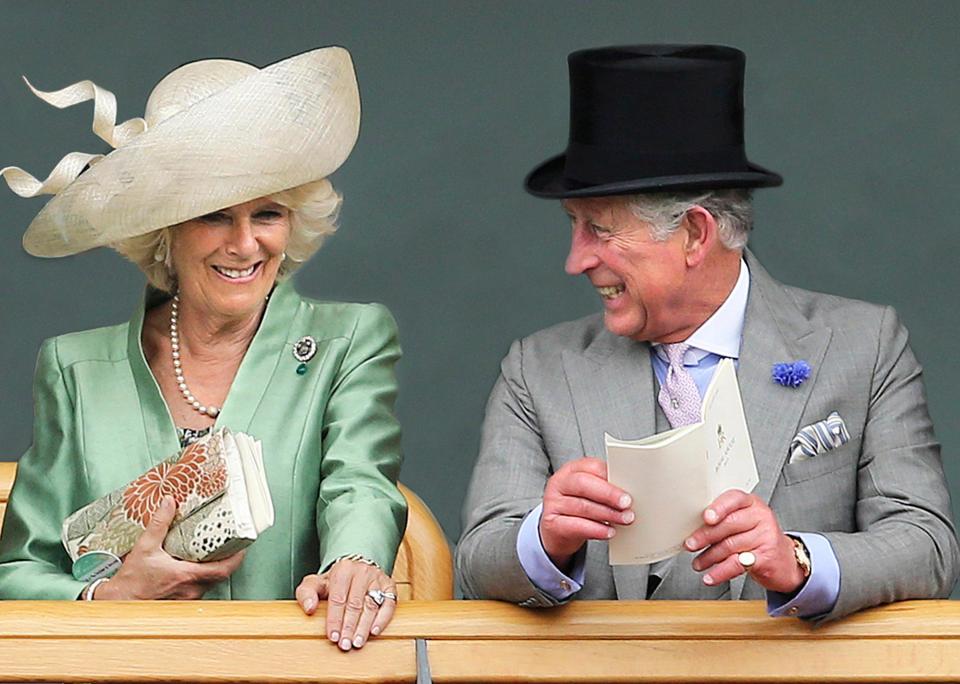  The Duke and Duchess of Cornwall wed with a civil ceremony at Windsor Castle in February 2005