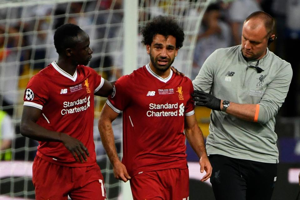  Salah, 26, was devastated after being withdrawn early on in Kiev back in May