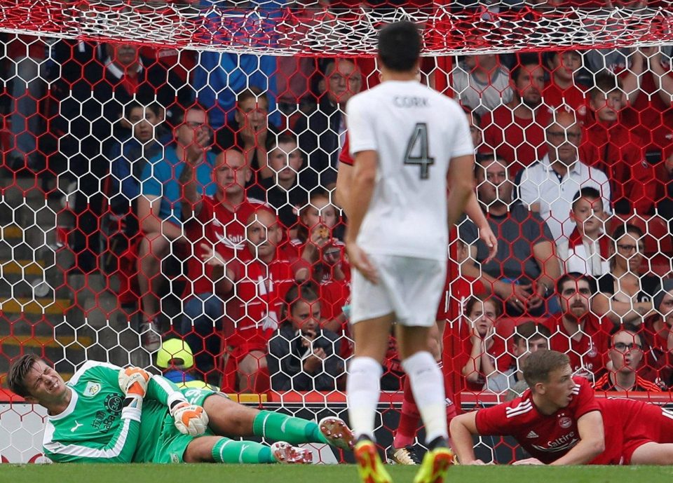  Nick Pope suffered a similar fate during Burnley's Europa qualifying round