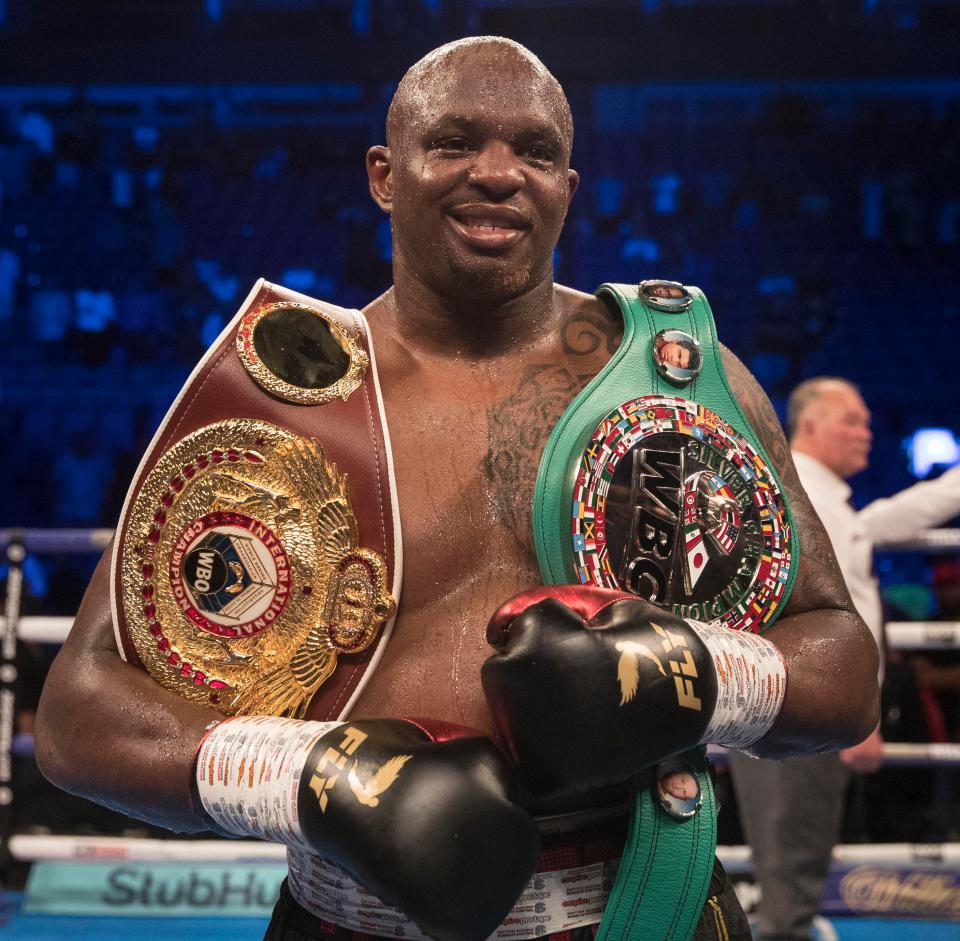  Dillian Whyte now looks set to take on Anthony Joshua next year