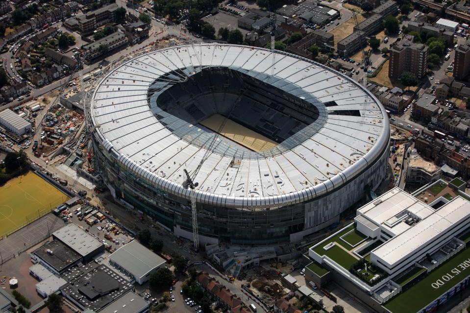  Spurs new stadium is costing around £850million to build