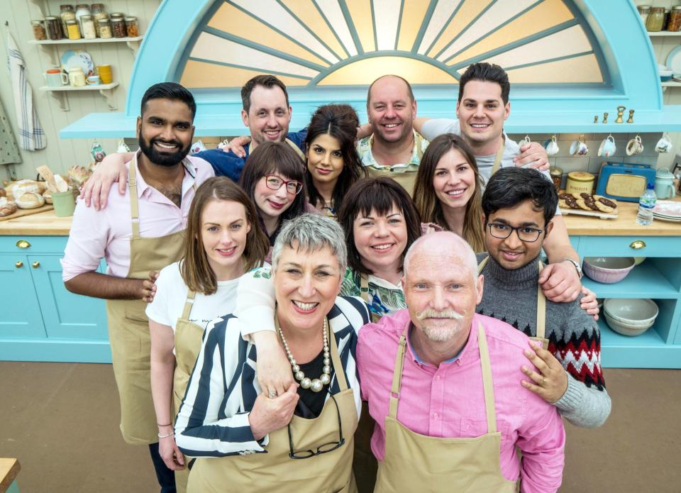  Terry, pictured with his co-stars, said he was 'overwhelmed' by the support he received and is now 'excited for the future' after the show played a big part in helping him through grief