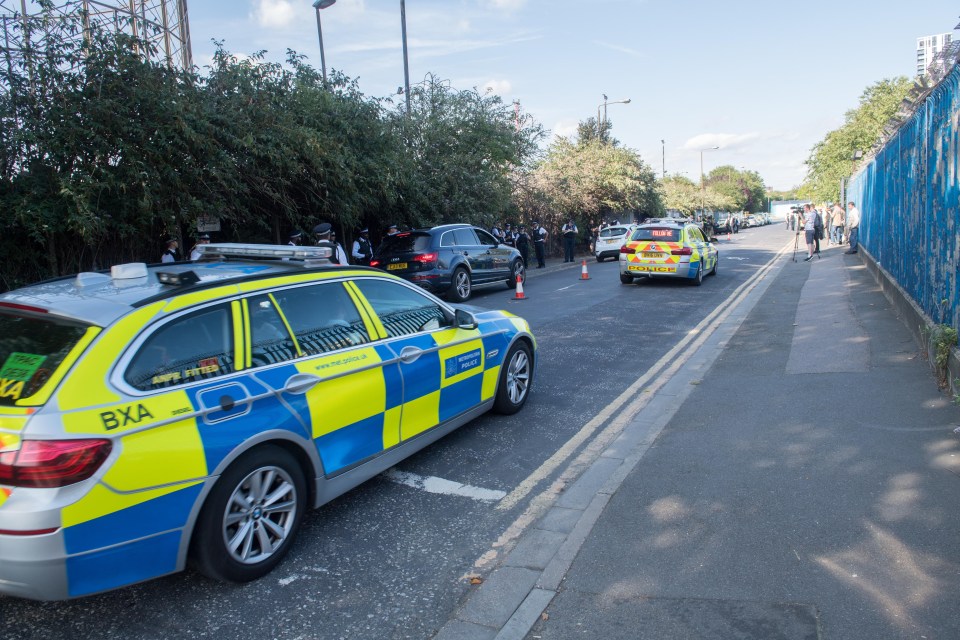 Police at a recent operation targeting motorists. Cops no longer seems to patrol up and down motorways in their jam sandwich patrol cars