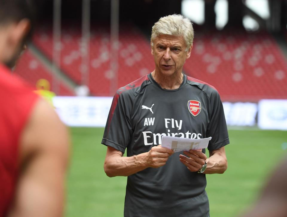  Wenger said he will not consider a Premier League job because of his affinity with Arsenal