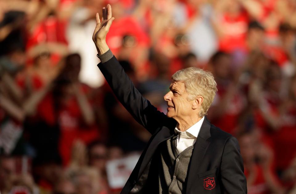  Wenger's 22-year reign at Arsenal ended last summer