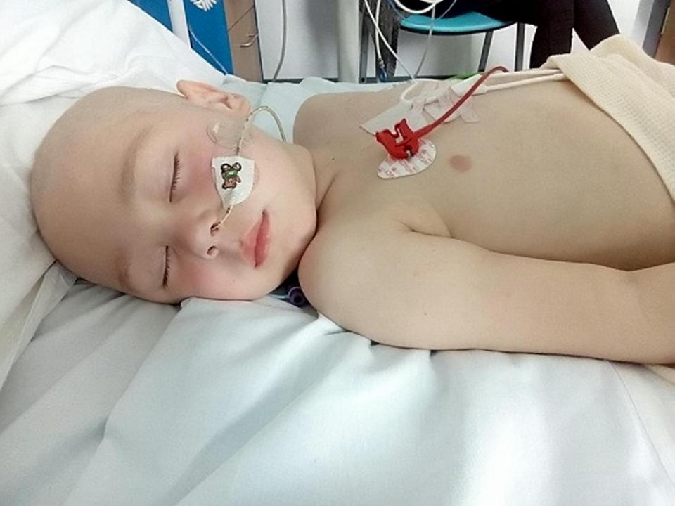  Zac Oliver has the near-haploid strain of acute lymphoblastic leukaemia