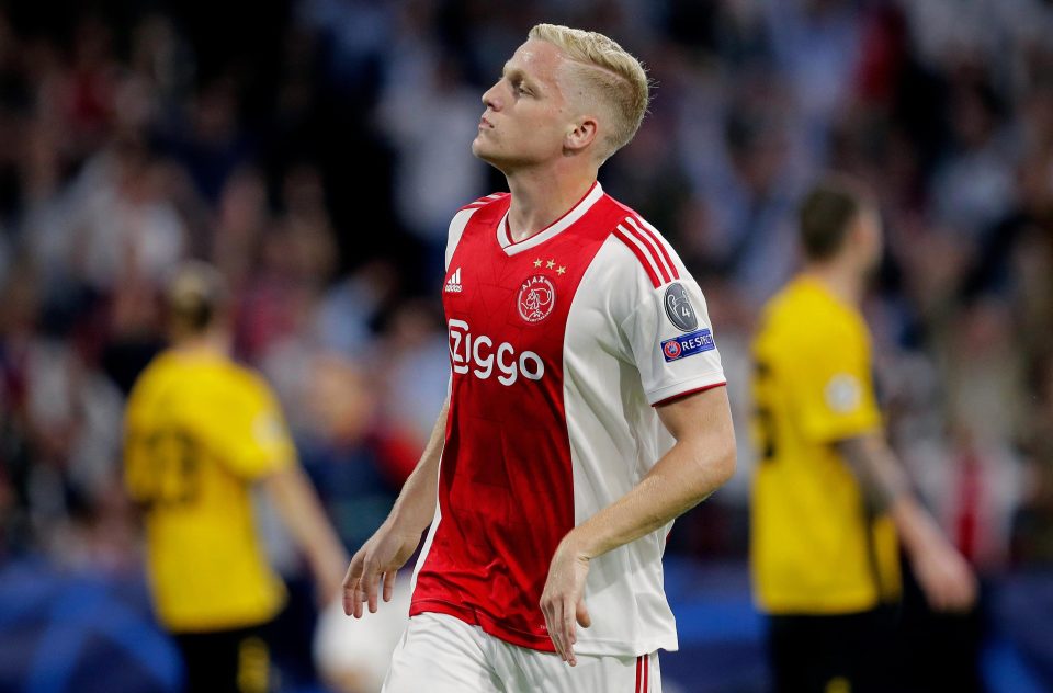  Van de Beek has impressed since breaking into the Ajax first team