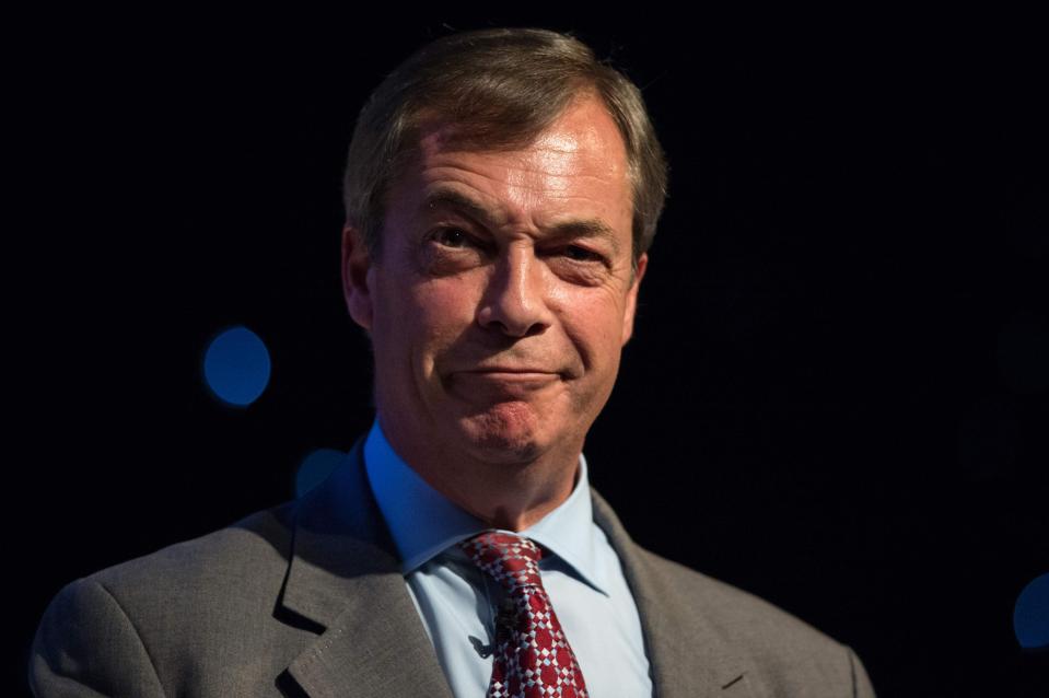  Nigel Farage is among the MEPs set to receive a pay off from the EU after Brexit