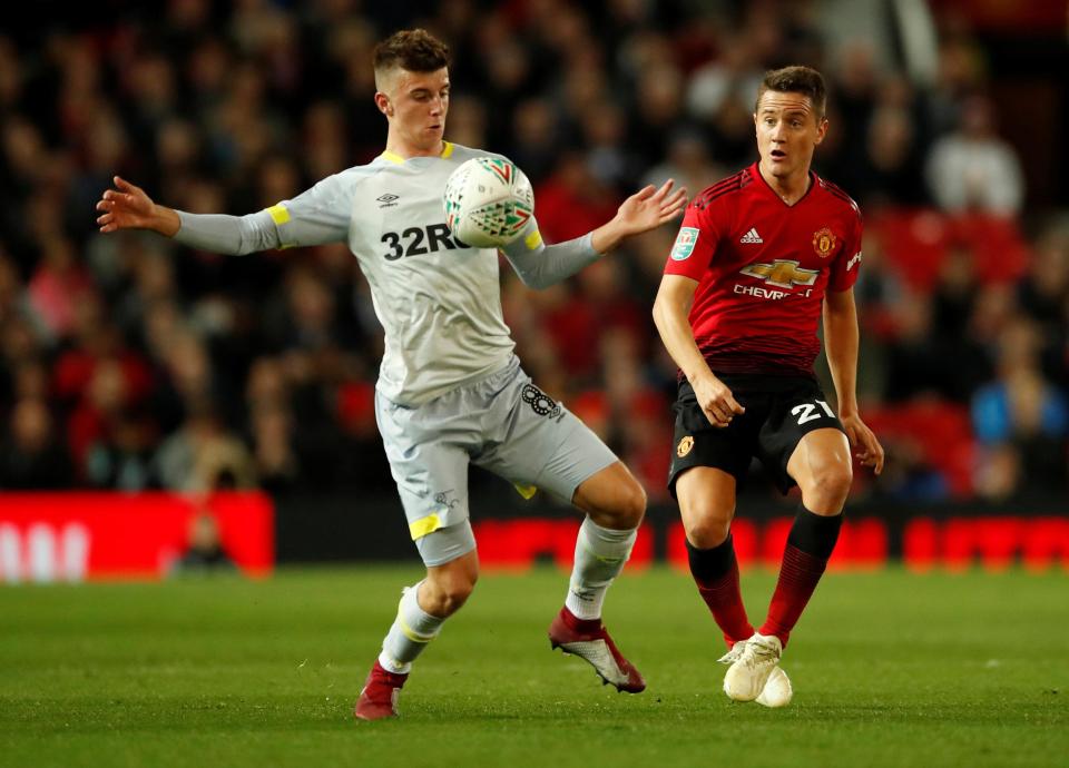  The Chelsea loanee remains focused on playing as much as possible for Derby