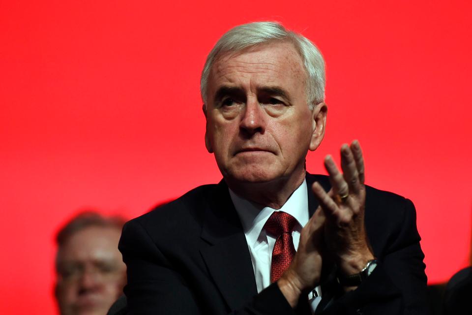  Labour’s Shadow Chancellor John McDonnell has accused Ms May of peddling a 'complete con'