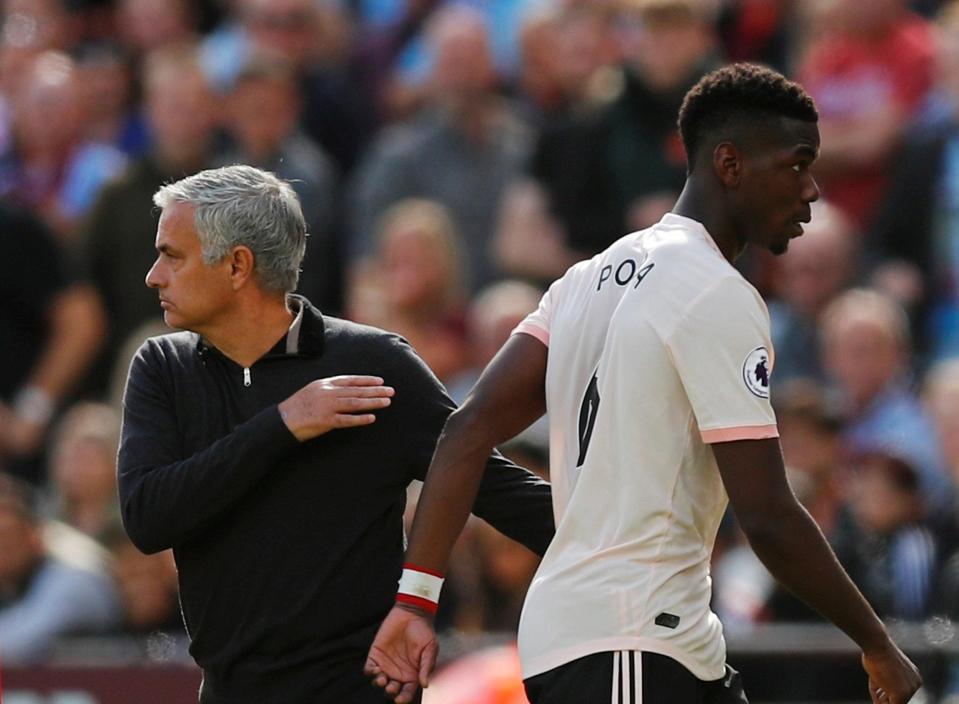  Paul Pogba and Jose Mourinho have been at loggerheads since the summer