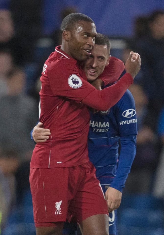  Chelsea star Eden Hazard praised Sturridge for his stunning strike after the game