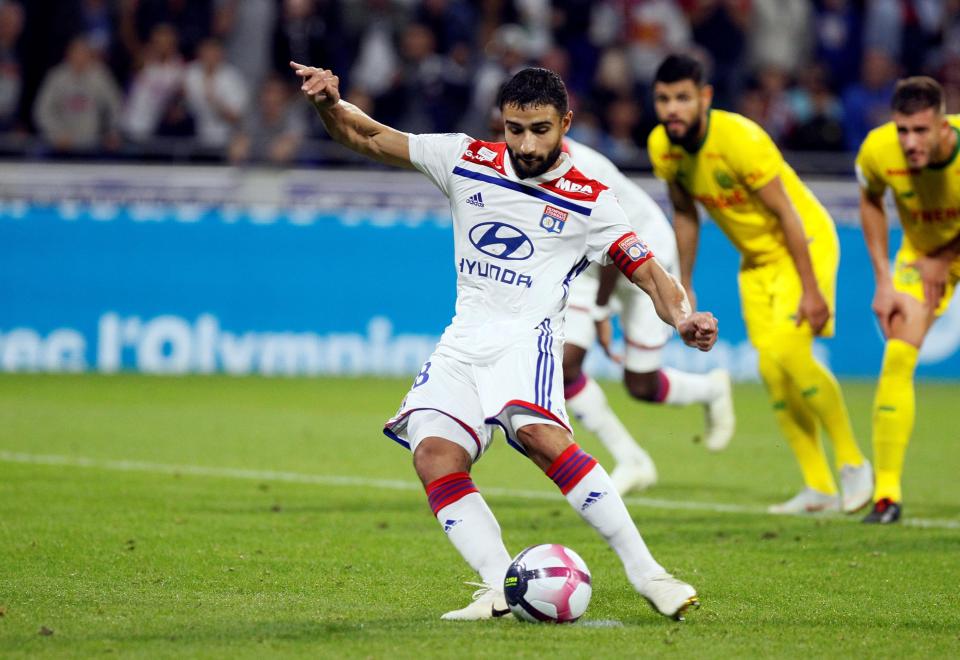  Fekir was set to join Liverpool from Lyon in the summer