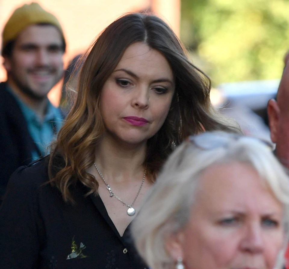 Kate Ford was spotted filming scenes for Corrie