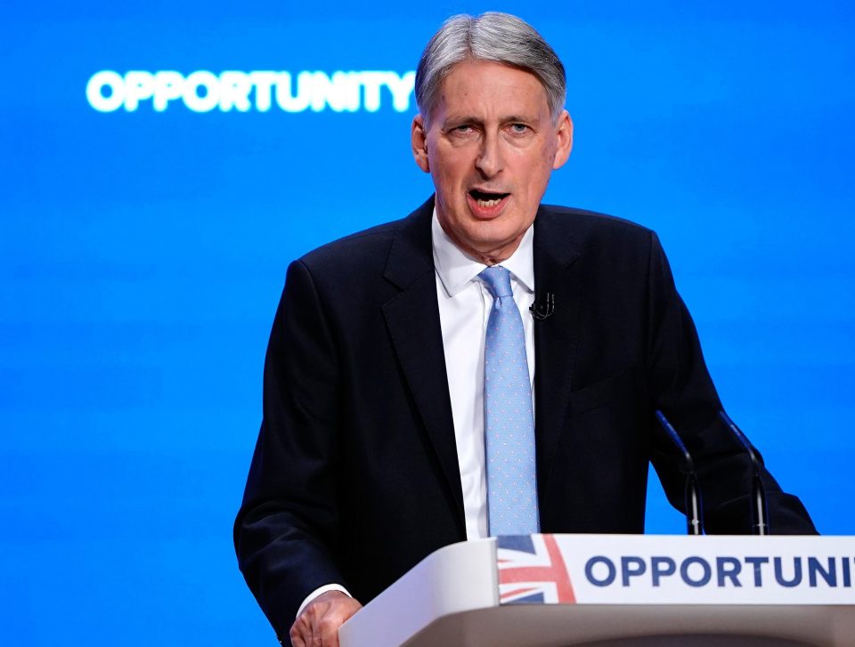  Philip Hammond took a dig at the EU from the Tory party conference fringe