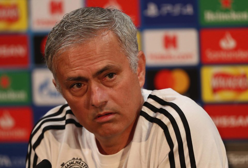  Mourinho said some of his players 'care more than others' in today's press conference