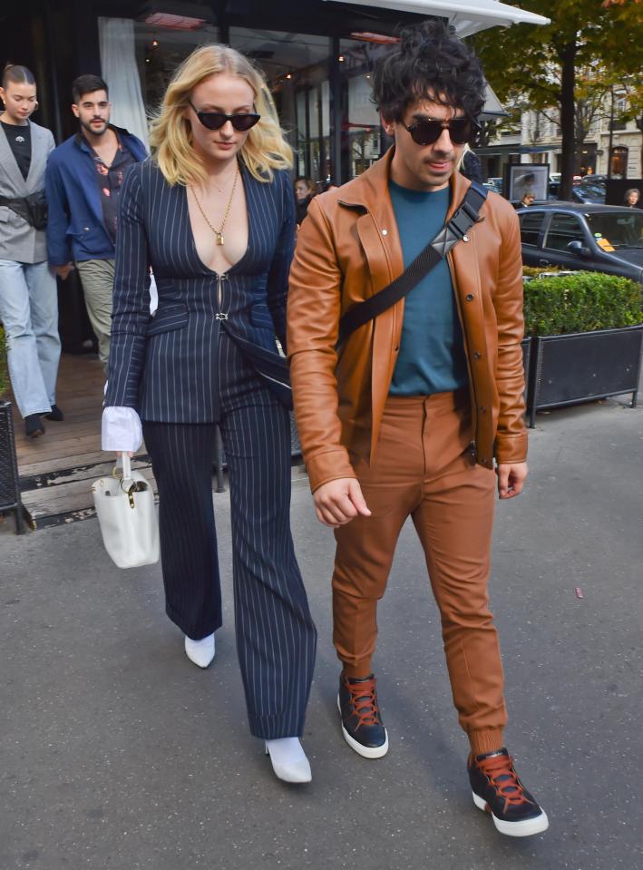  Sophie was joined by fiance Joe Jonas for lunch