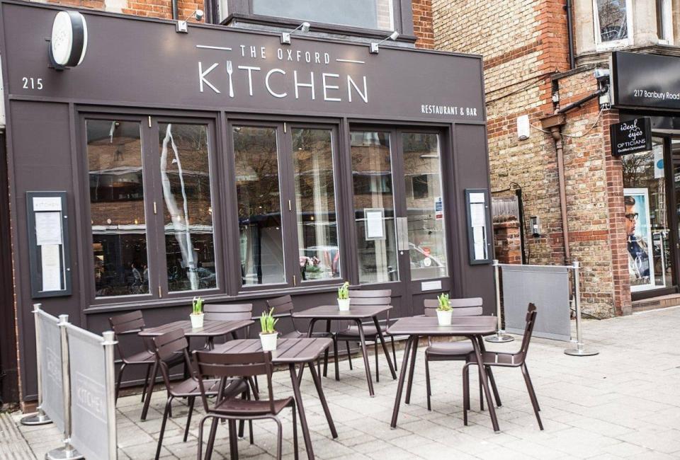  The Oxford Kitchen offers dishes in a stylish and contemporary setting