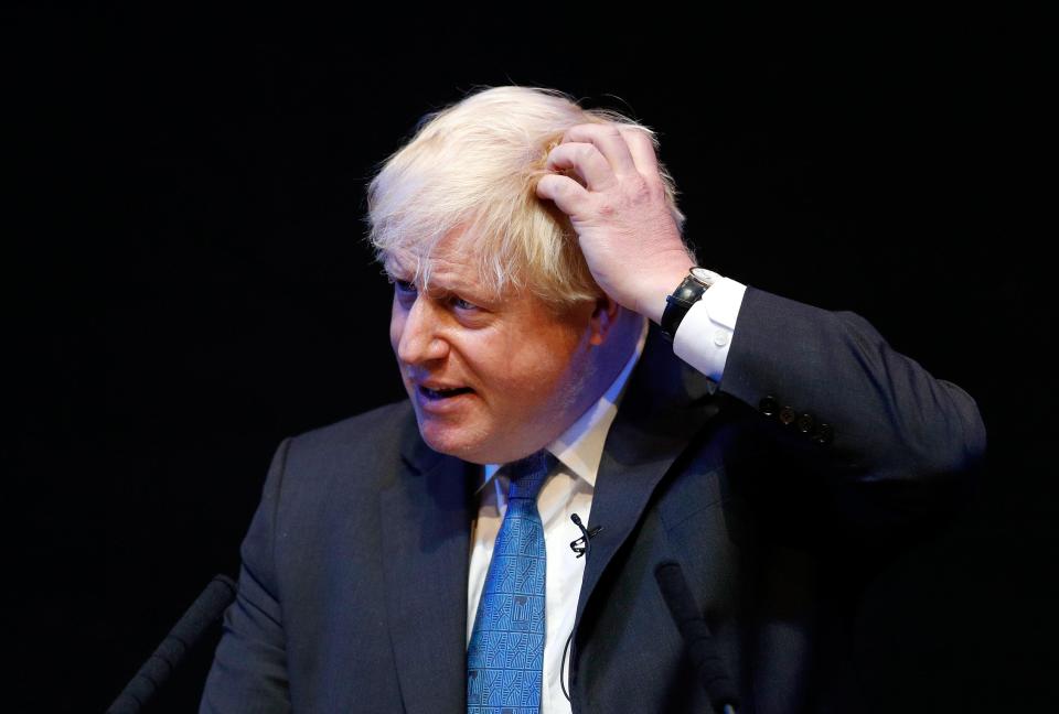  Boris called on the Tories to show more self-belief in his speech