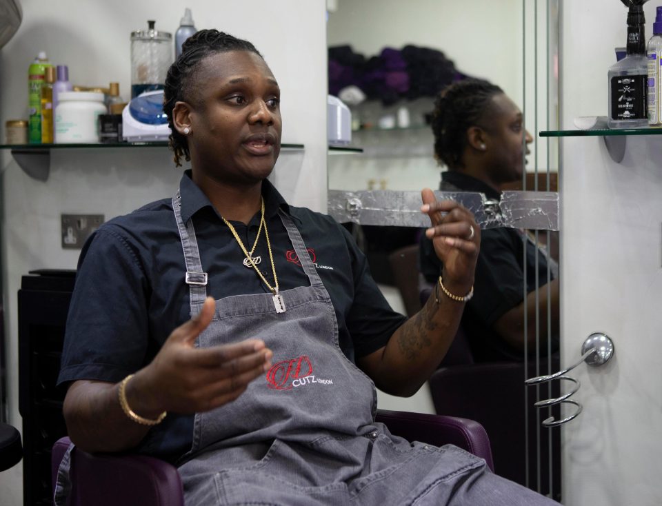  Edwards has been running the HD Cutz barbershop in Battersea for a year