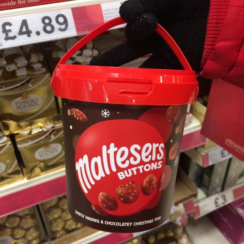 Tesco is selling a 400g tub of Maltesers Buttons for £4