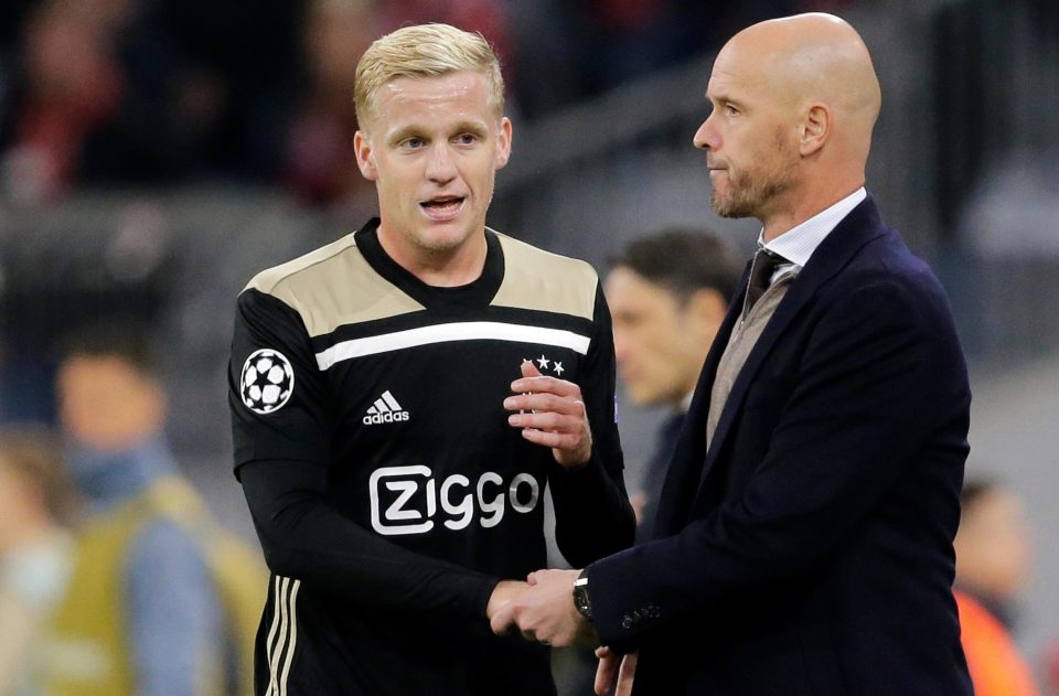  Ajax boss Erik ten Hag is hoping to hang on to the youngster for a little while longer