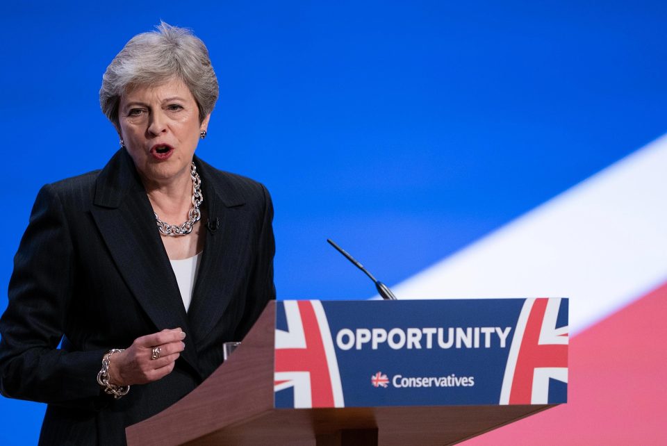  The PM told the Tory conference that people need to know austerity is coming to an end