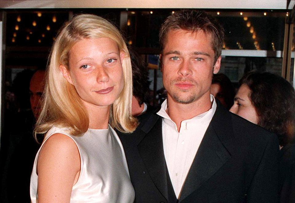  Gwyneth previously dated Brad Pitt