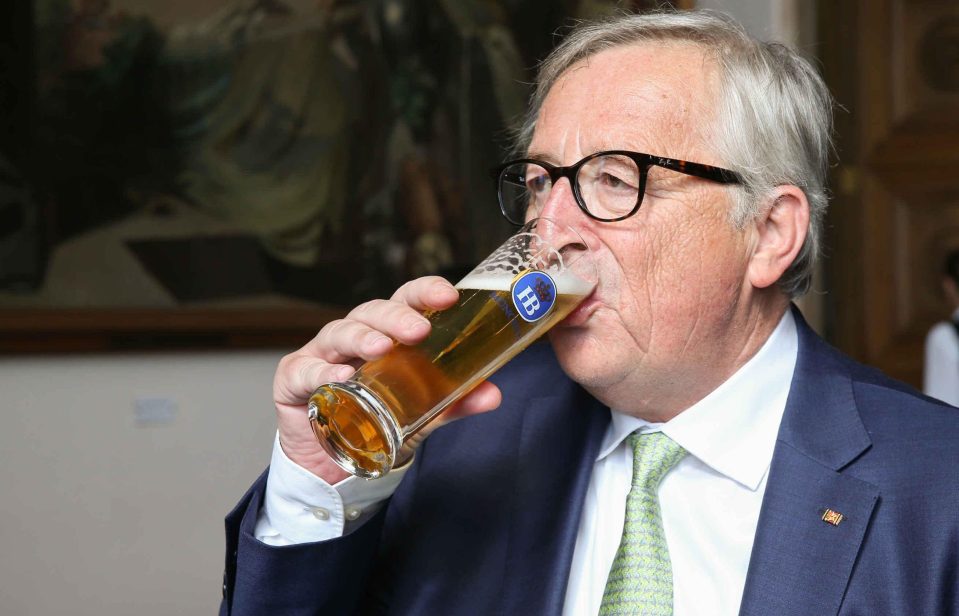  Jean-Claude Juncker was accused of being a drunk because of his comments on the Italian budget proposals