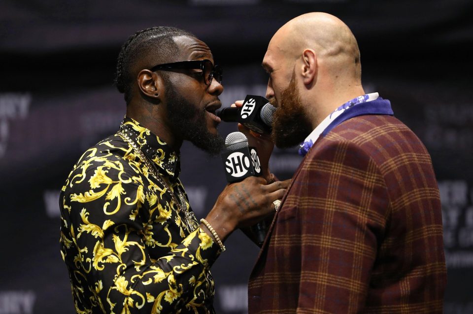  Deontay Wilder will put his WBC title on the line against Tyson Fury