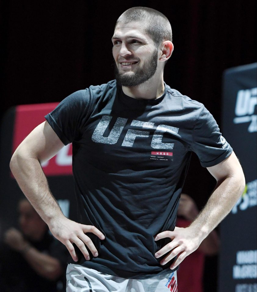  Khabib remains unbeaten in his 26 professional fights