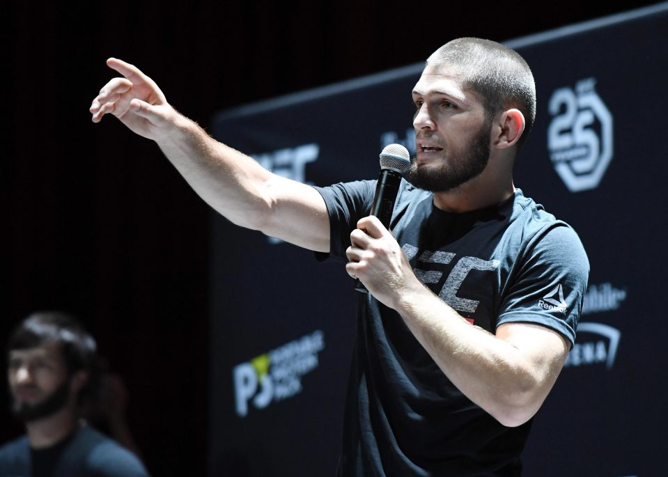  Khabib Nurmagomedov will put his lightweight title on the line against the Irish ace