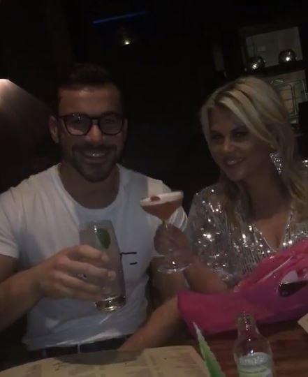  Nadia Essex looked like she was enjoying a night out with Love Island's Alex Miller