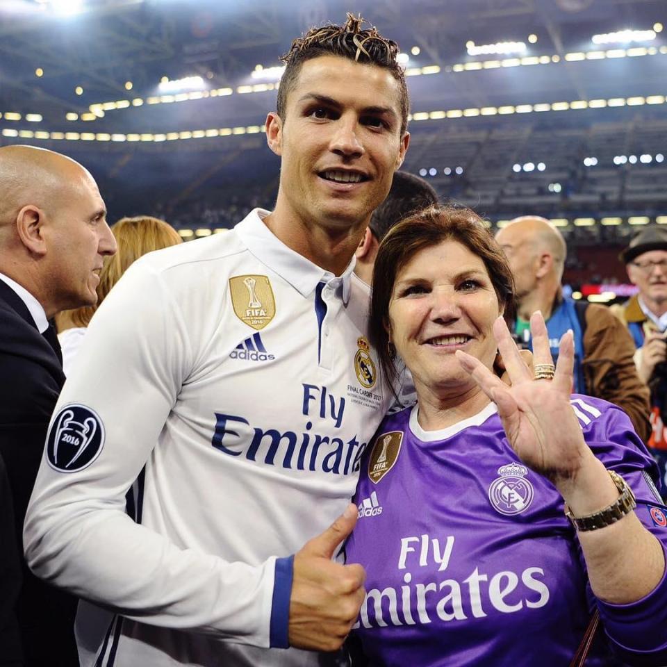  Ronaldo's mum Maria Dolores Aveiro is standing by his side throughout the rape allegations