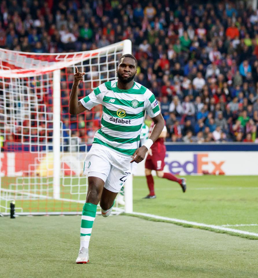  Celtic's Edouard gave the visitors a surprise early lead