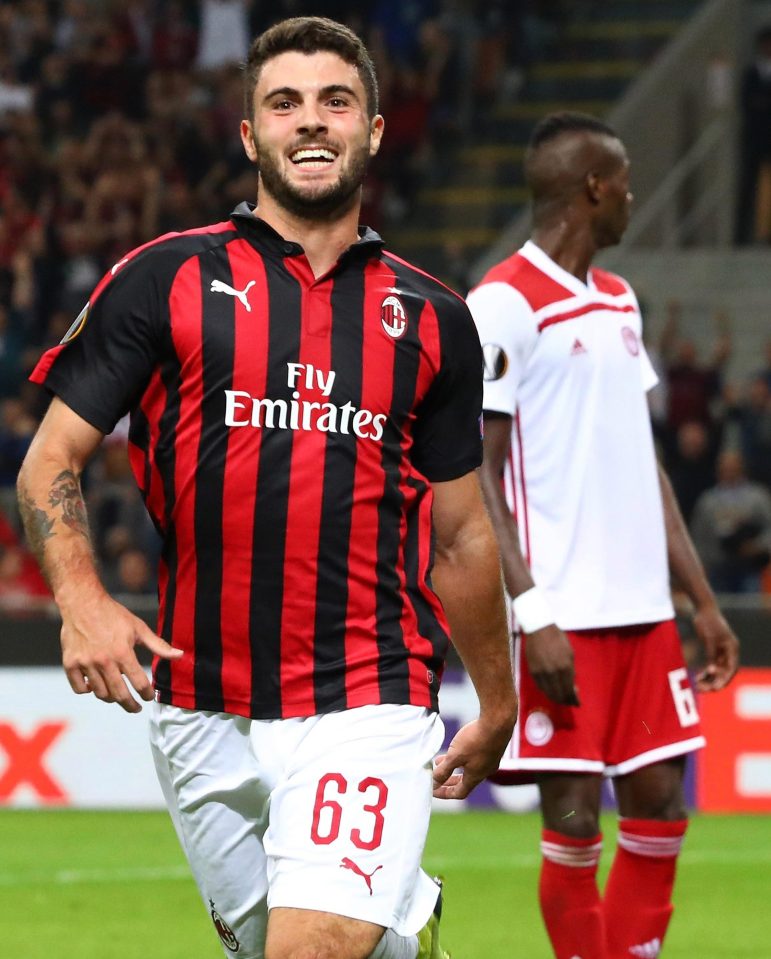  AC Milan hotshot Patrick Cutrone is another on Maurizio Sarri's wanted list