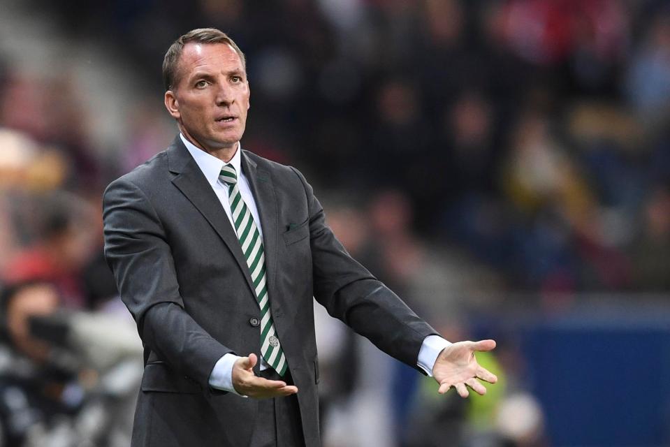  Brendan Rodgers' side are third in the Scottish Premiership after eight games