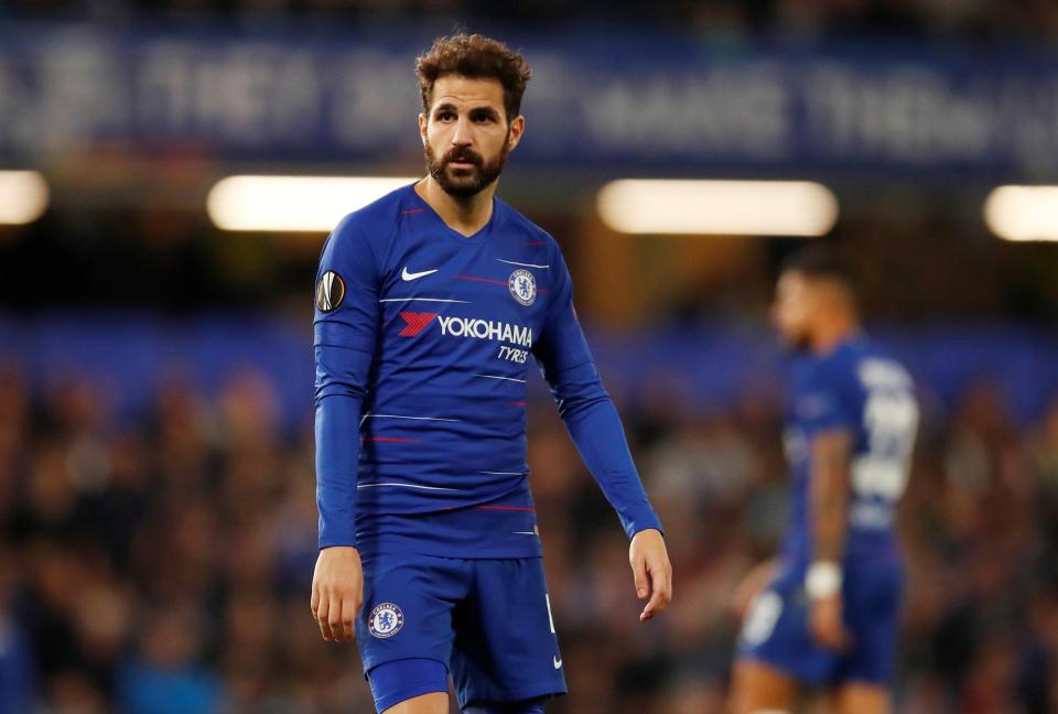  Cesc Fabregas is subject to January interest from Atletico Madrid