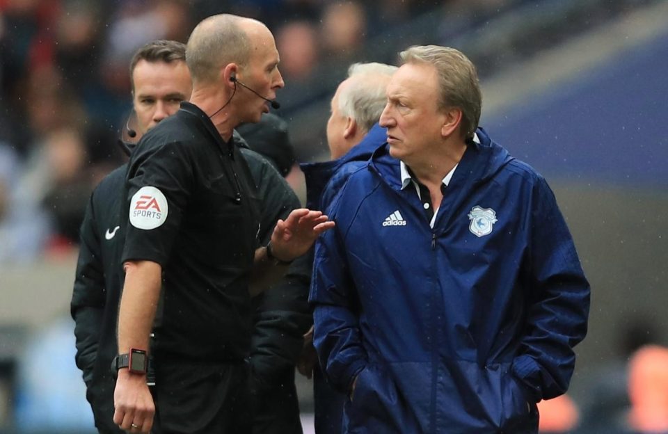  Cardiff boss Neil Warnock was furious and believes Kane's action influenced the referee