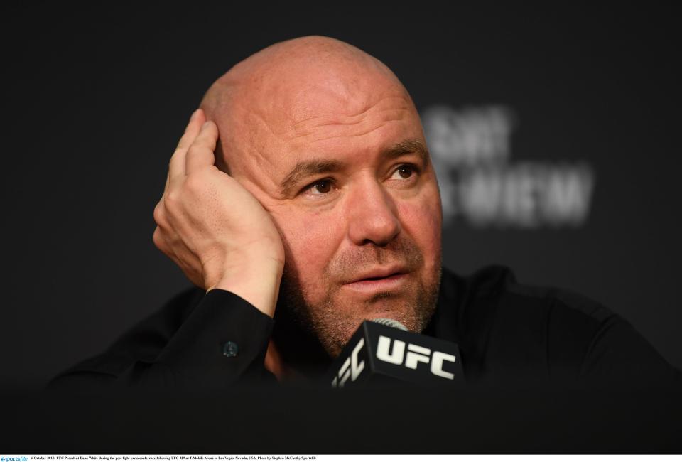  Dana White has completely ruled out a bout between the two fighters