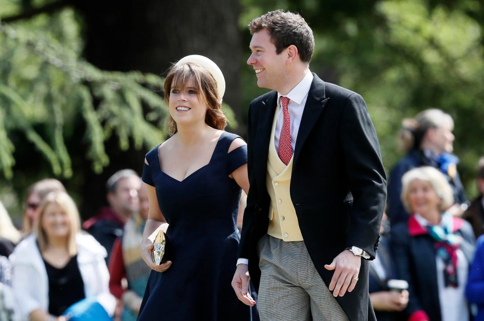 Eugenie and Jack will undertake a short procession after their wedding service