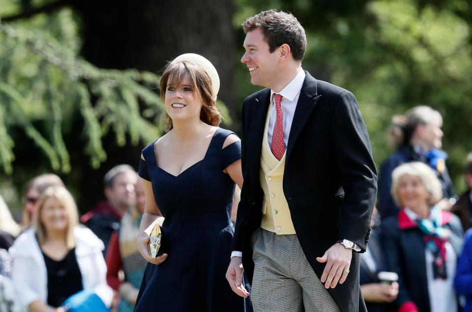  Eugenie and Jack will undertake a short procession after their wedding service