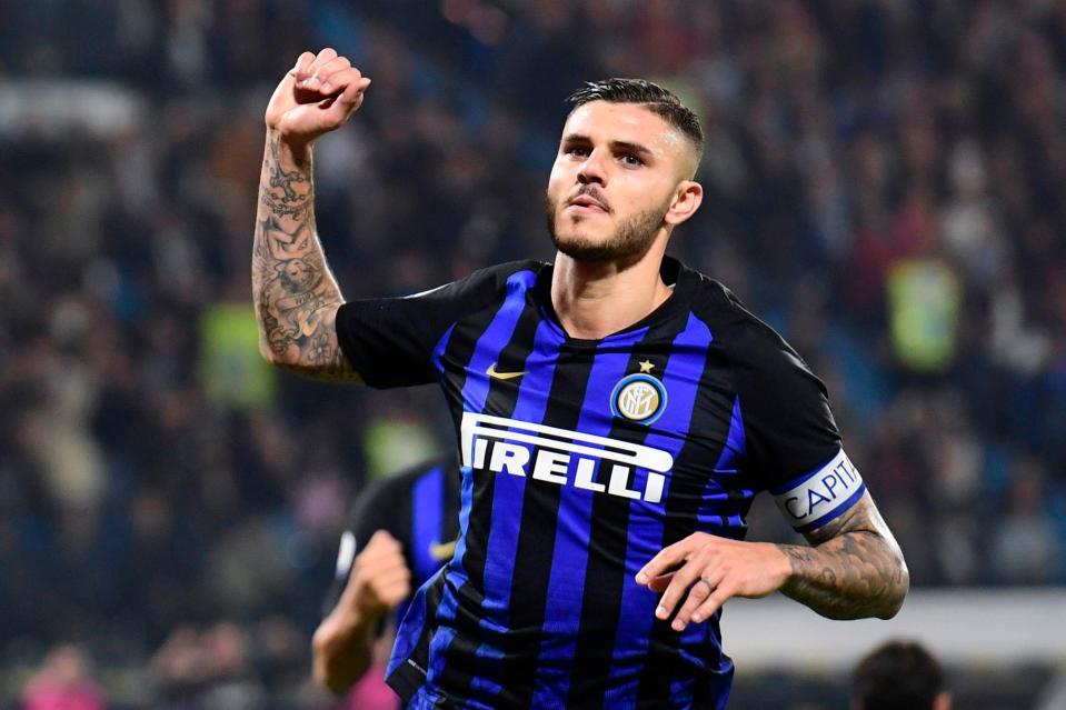  Maurco Icardi scored both of Inter's goals against SPAL before the international break