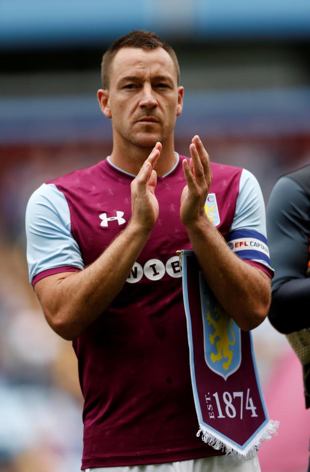  Chelsea legend John Terry spent his final season at Aston Villa