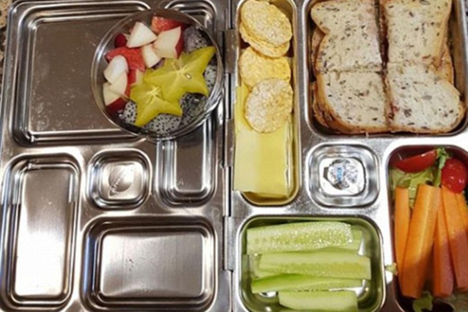 An angry mum shared a photo of her child’s lunchbox