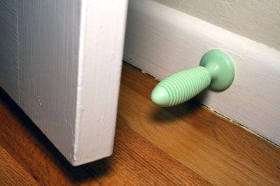  Butt plugs are designed to have serious staying power - perfect for door stops