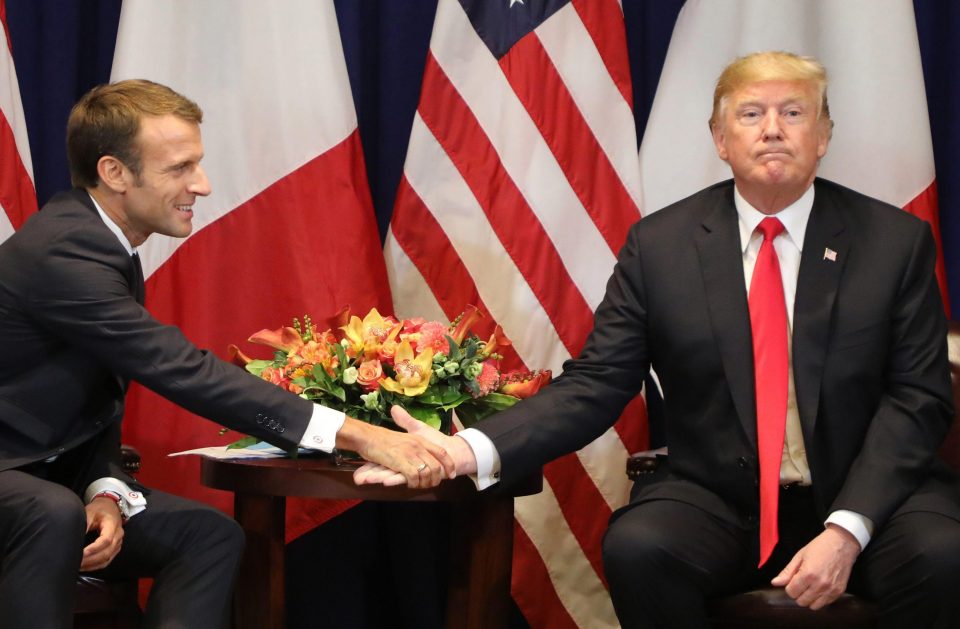  French president Emmanuel Macron has developed a reputation as the 'Trump whisperer'