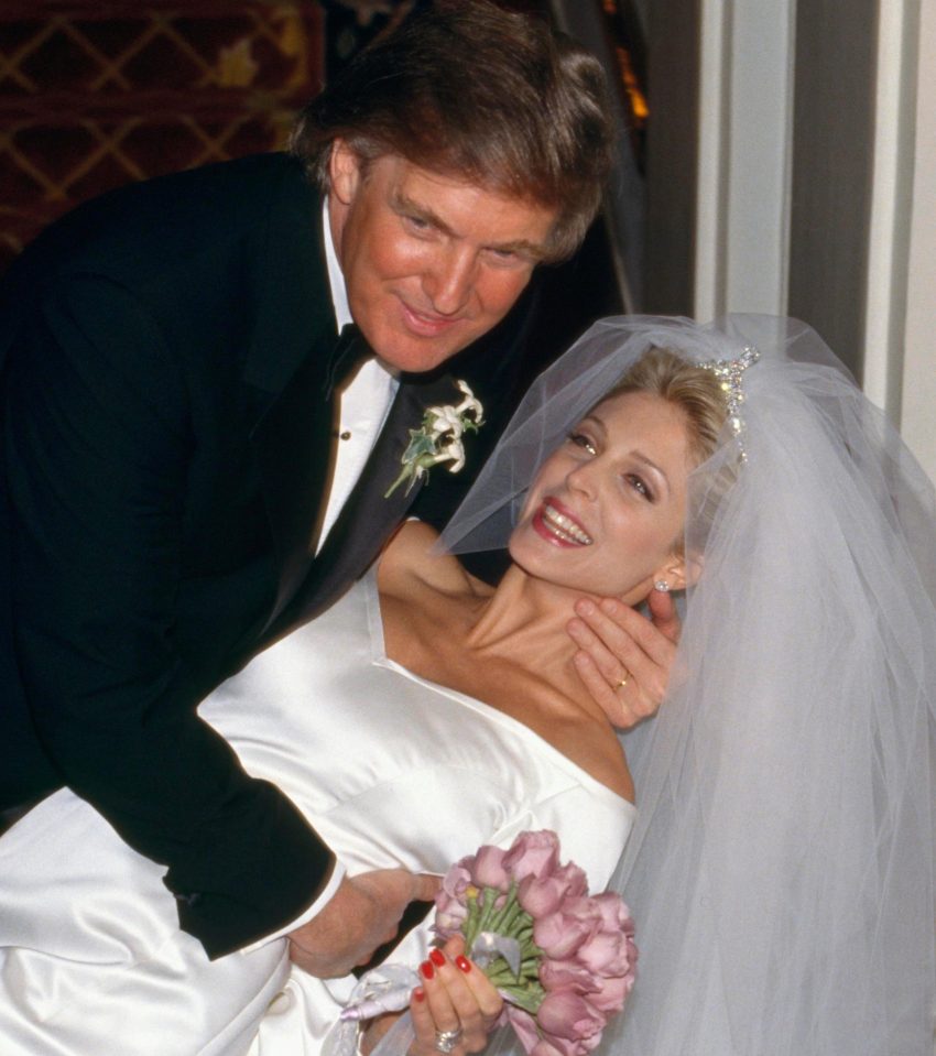  Marples and Trump divorced in 1999