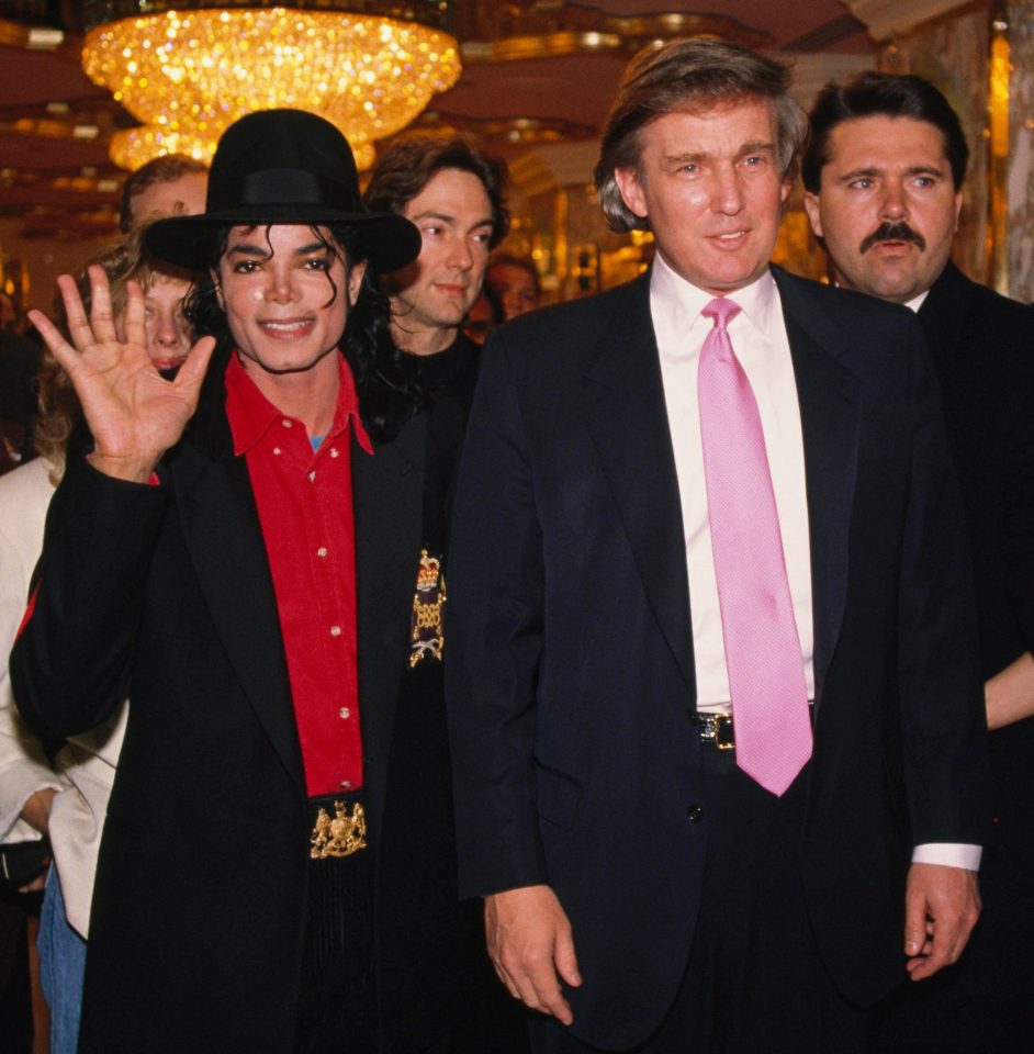  Trump was friendly with celebrities like Michael Jackson well before he became President